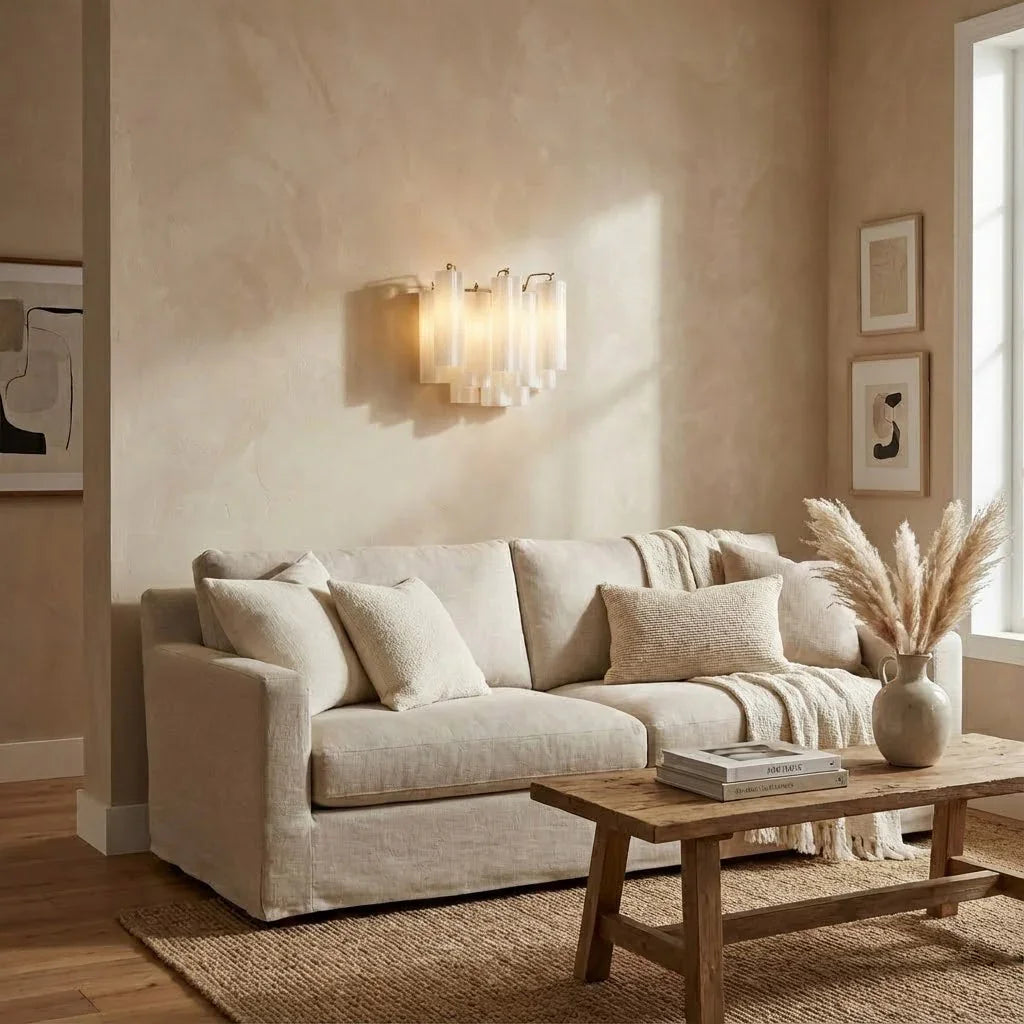 Star-shaped glass tube wall lamp | wildoxy