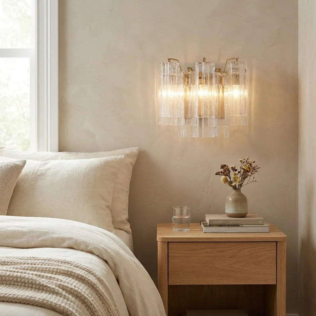 Star-shaped glass tube wall lamp | wildoxy