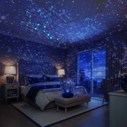 NebulaGlow Galaxy Projector — Compact Night-Sky Projection Lamp, Adjustable Brightness
