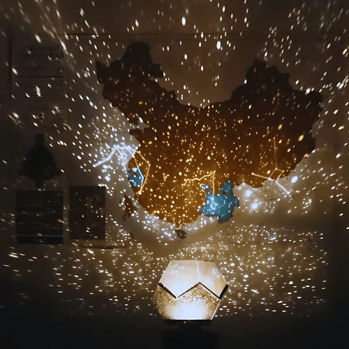 NebulaGlow Galaxy Projector — Compact Night-Sky Projection Lamp, Adjustable Brightness
