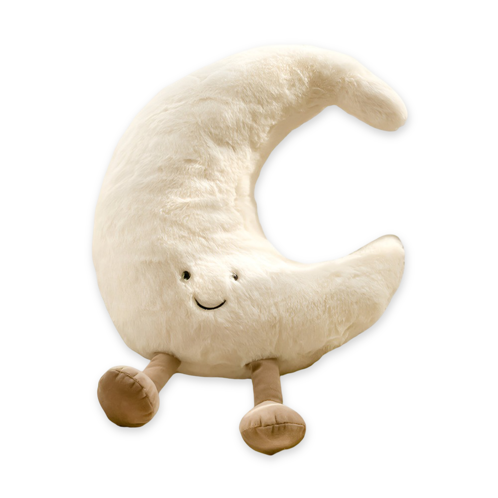 Pernă decorativă pufoasă Soare și Lună — 28-48cm
