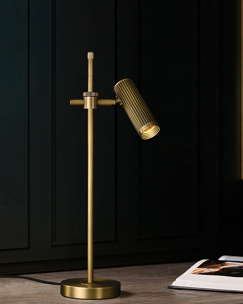 Kirra Solid Copper Task Lamp — Minimalist Silhouette