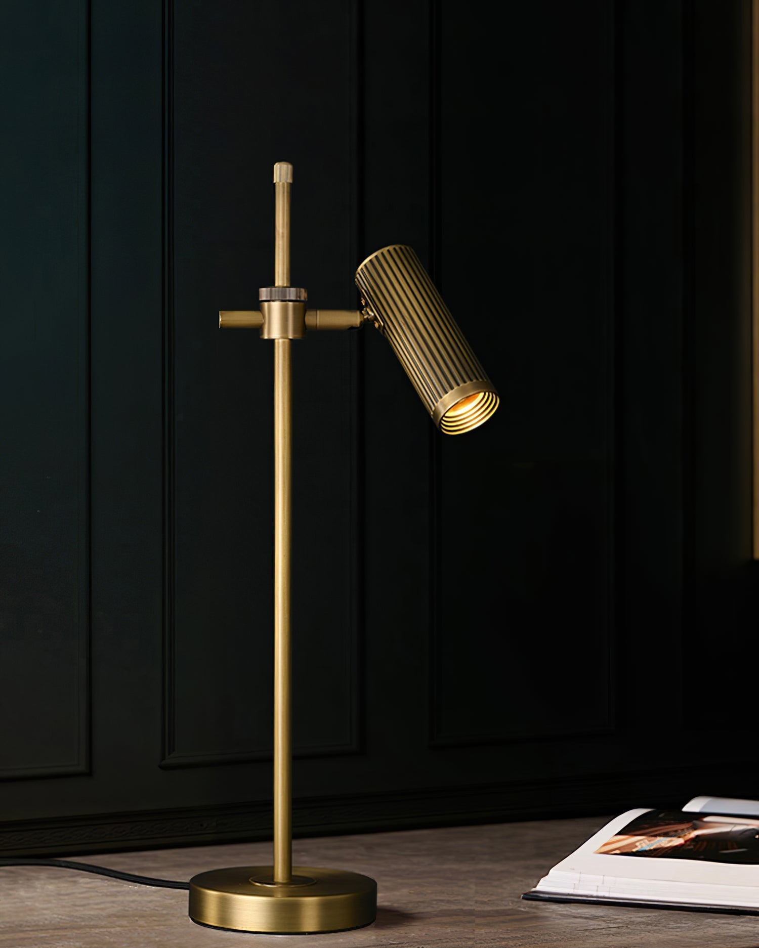 Kirra Solid Copper Task Lamp — Minimalist Silhouette