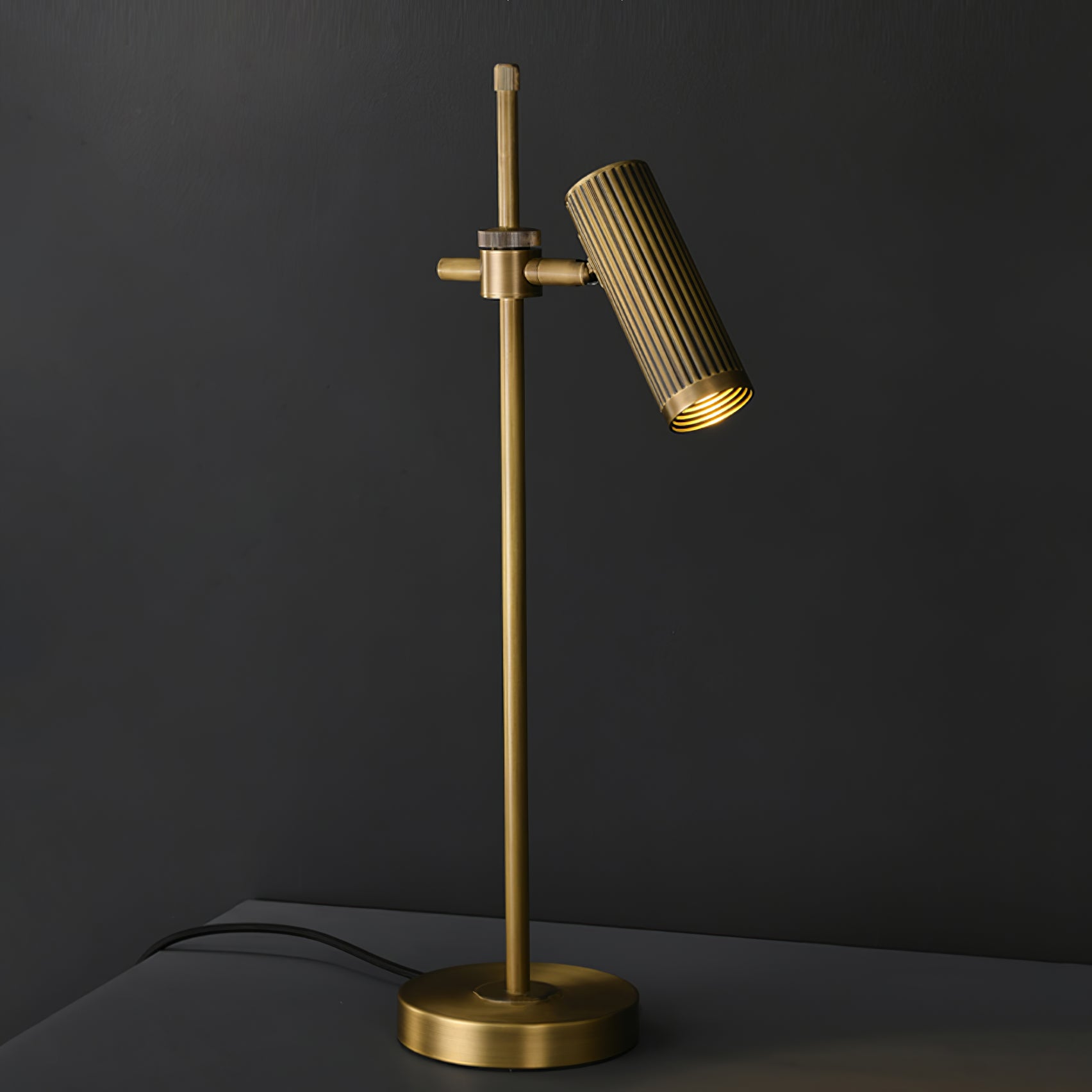 Kirra Solid Copper Task Lamp — Minimalist Silhouette