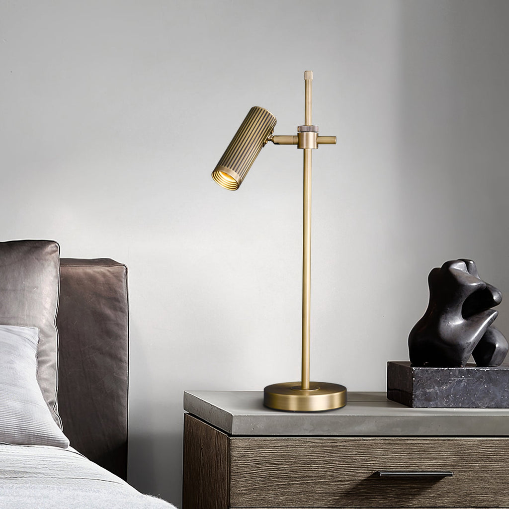 Kirra Solid Copper Task Lamp — Minimalist Silhouette
