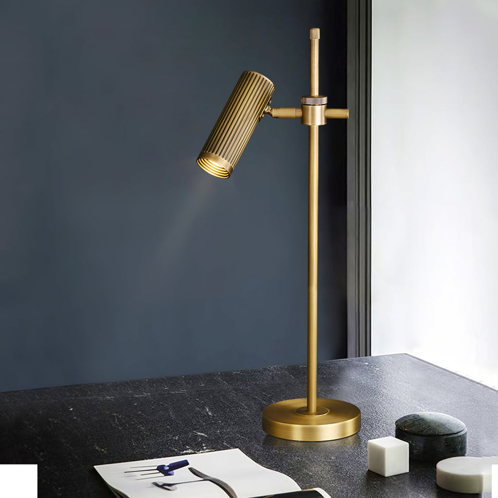Kirra Solid Copper Task Lamp — Minimalist Silhouette