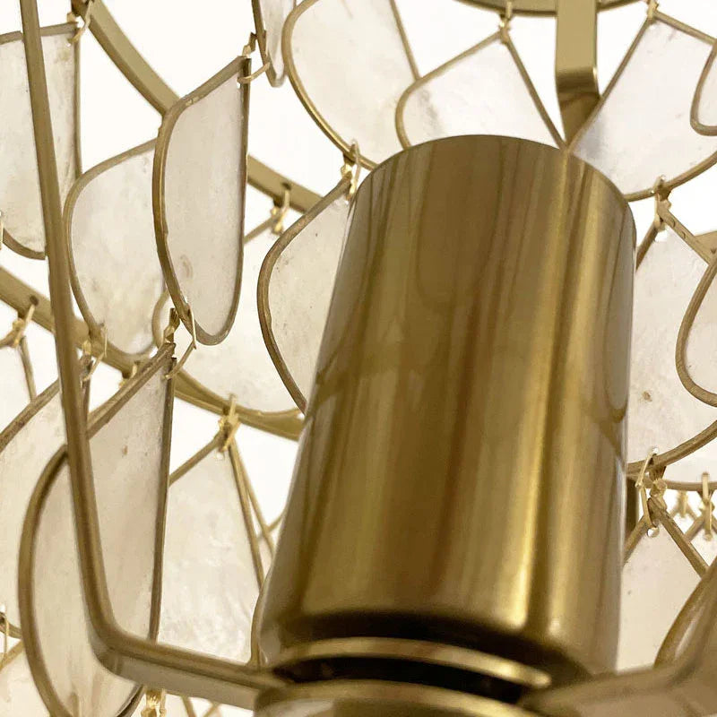 Teardrops Capiz Floor Lamp | wildoxy