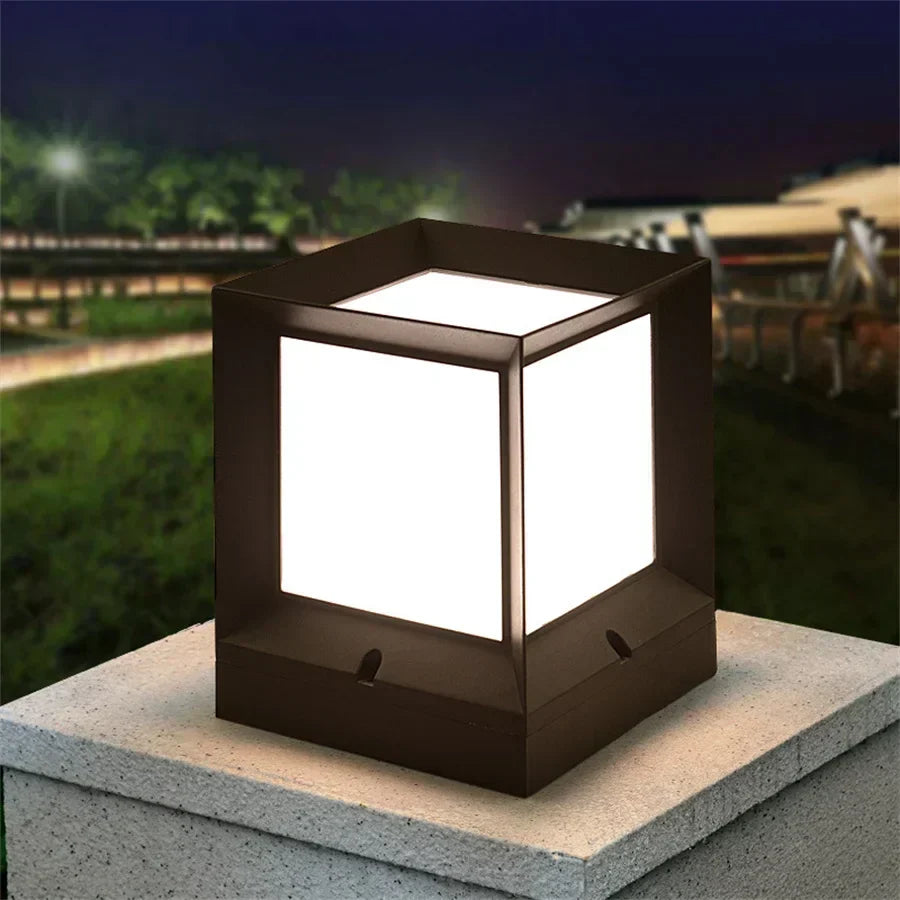 Moderni musta ulkojalkavalaisin — 12W LED