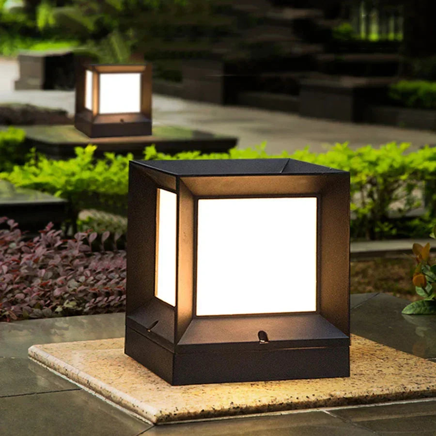 Moderni musta ulkojalkavalaisin — 12W LED