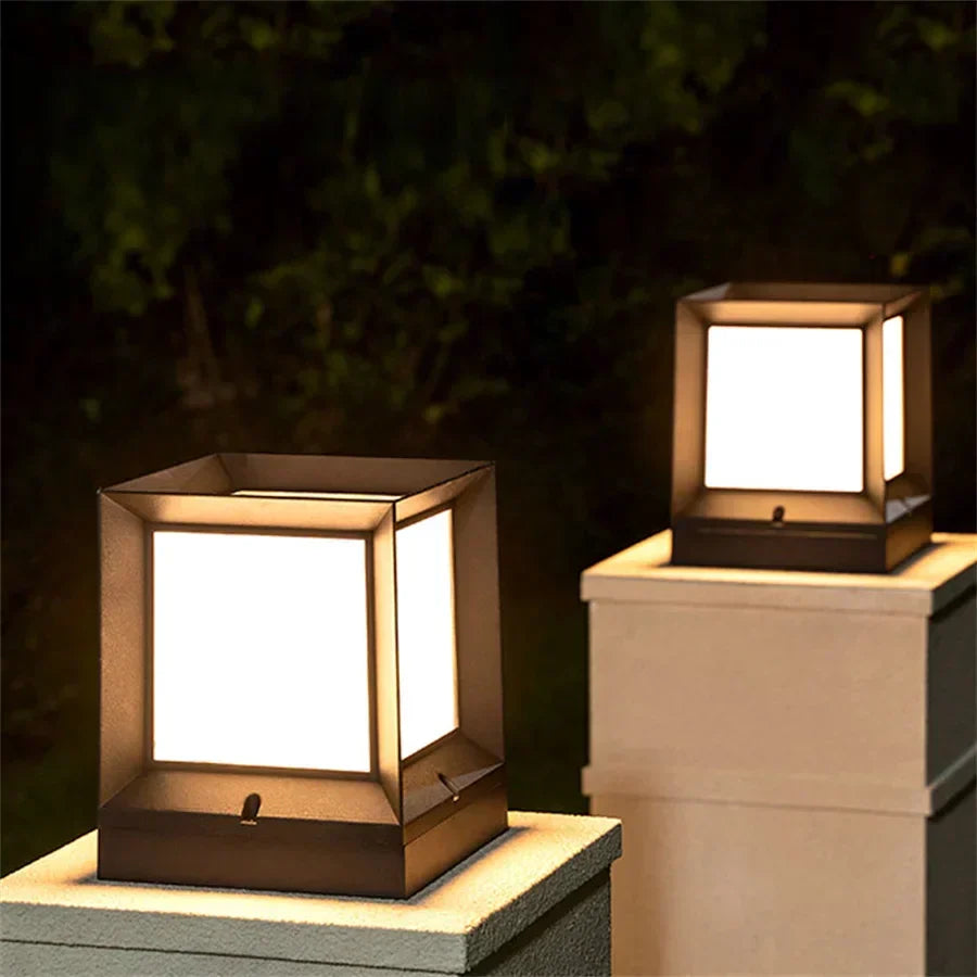 Moderni musta ulkojalkavalaisin — 12W LED