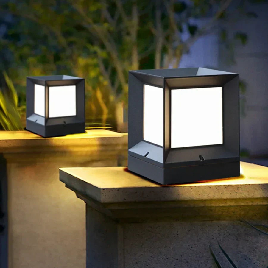 Moderni musta ulkojalkavalaisin — 12W LED