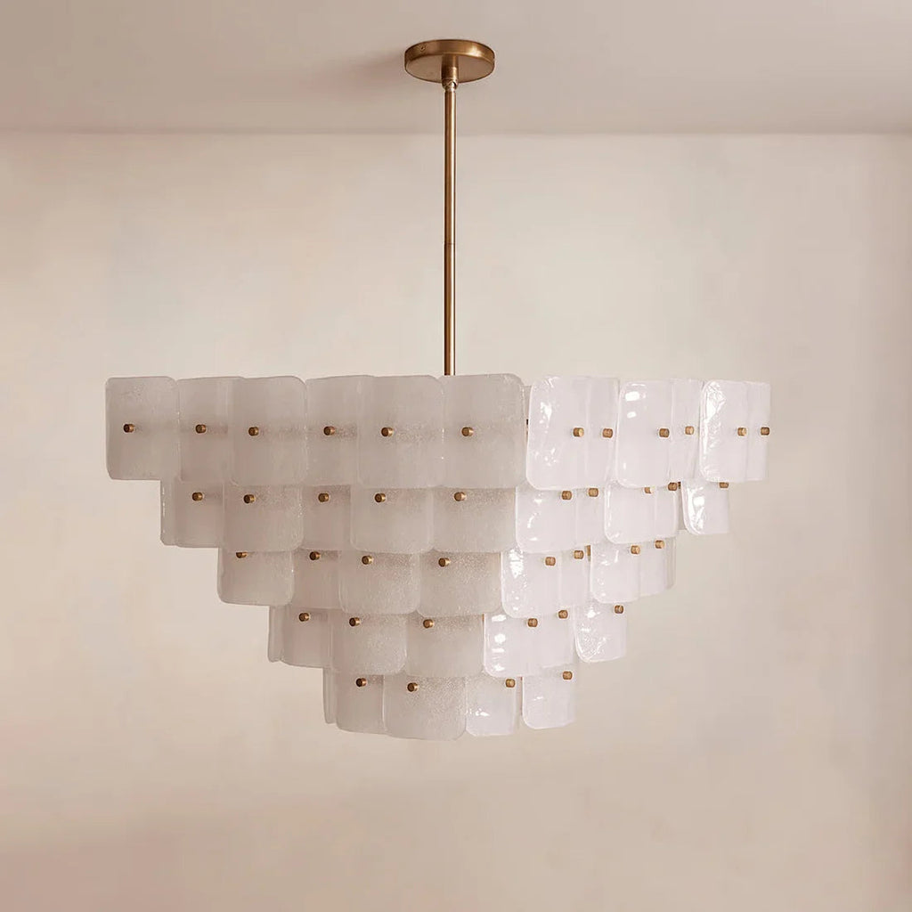 Tiered Glass Chandelier | wildoxy