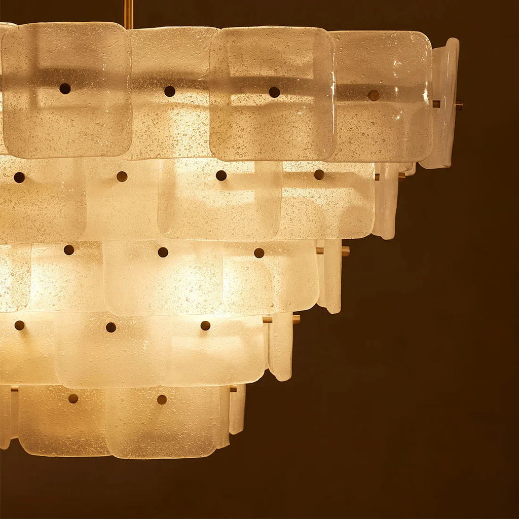 Tiered Glass Chandelier | wildoxy
