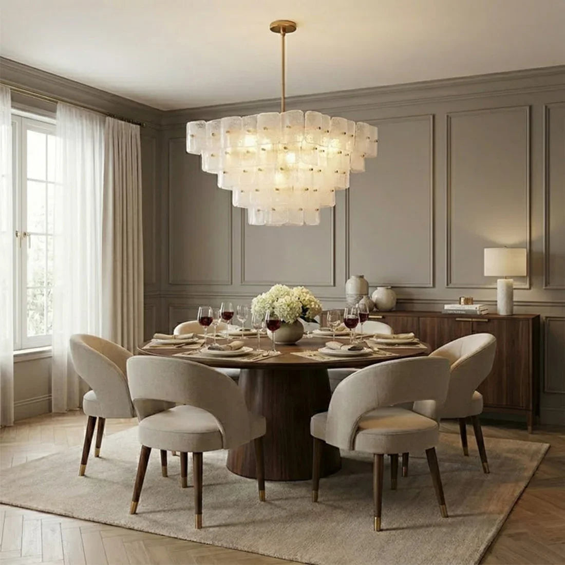 Tiered Glass Chandelier | wildoxy