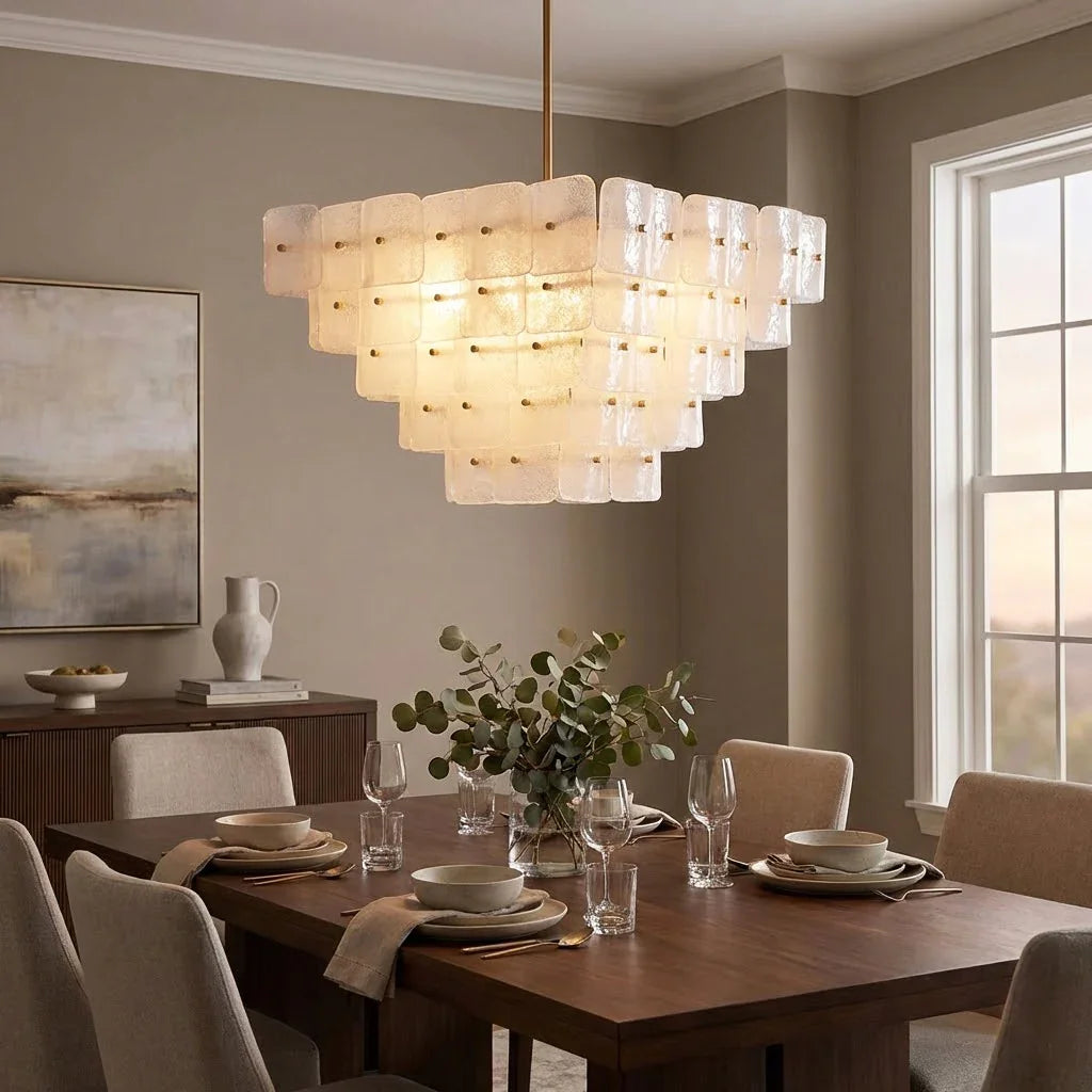 Tiered Glass Chandelier | wildoxy