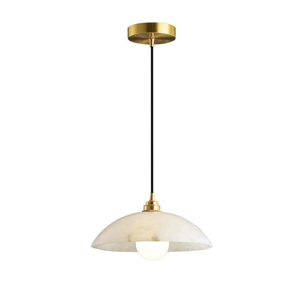 Timeless Alabaster Minimalist Pendant Light | wildoxy
