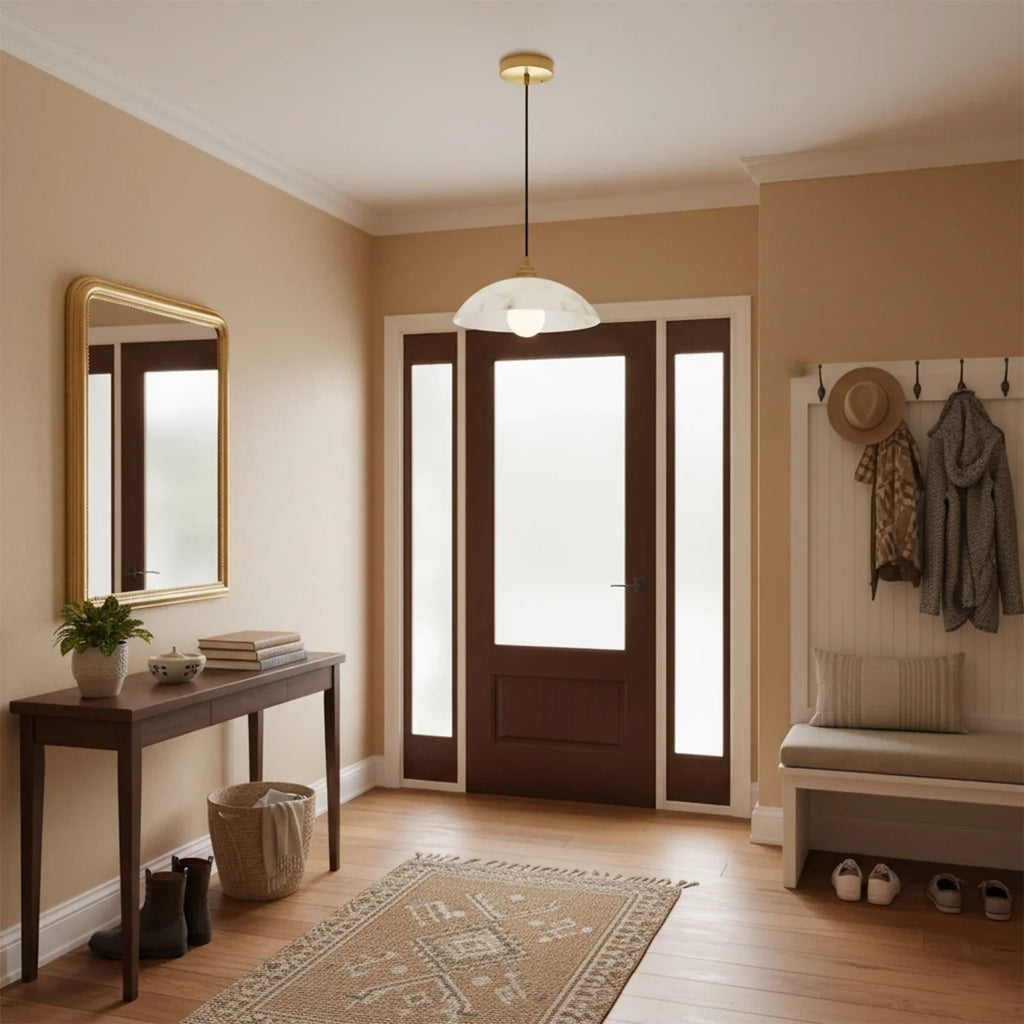 Timeless Alabaster Minimalist Pendant Light | wildoxy