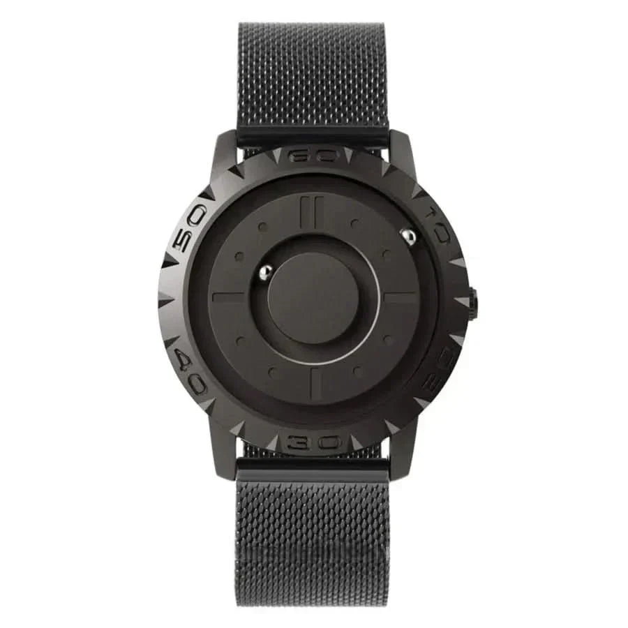 Magnetic Ball Wristwatch — 40mm Dial, Gliding Spheres, Futuristic Display