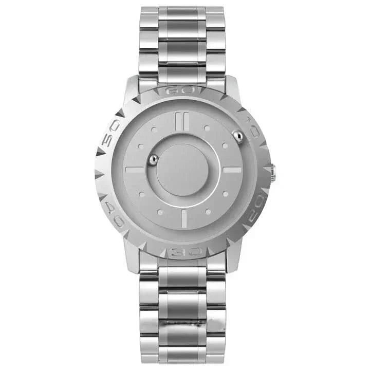 Magnetic Ball Wristwatch — 40mm Dial, Gliding Spheres, Futuristic Display