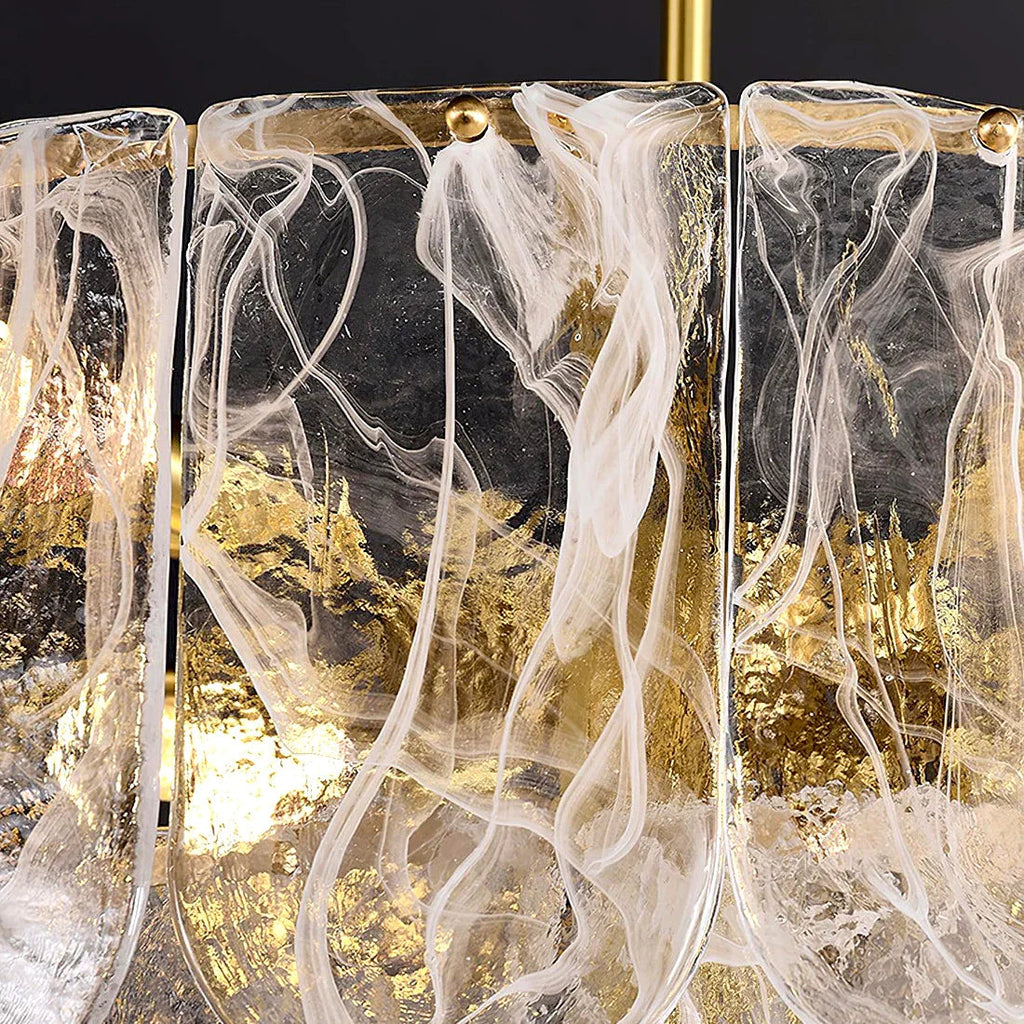 Timeless Metal & Glass Multi-Light Chandelier | wildoxy