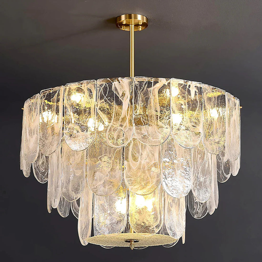 Timeless Metal & Glass Multi-Light Chandelier | wildoxy