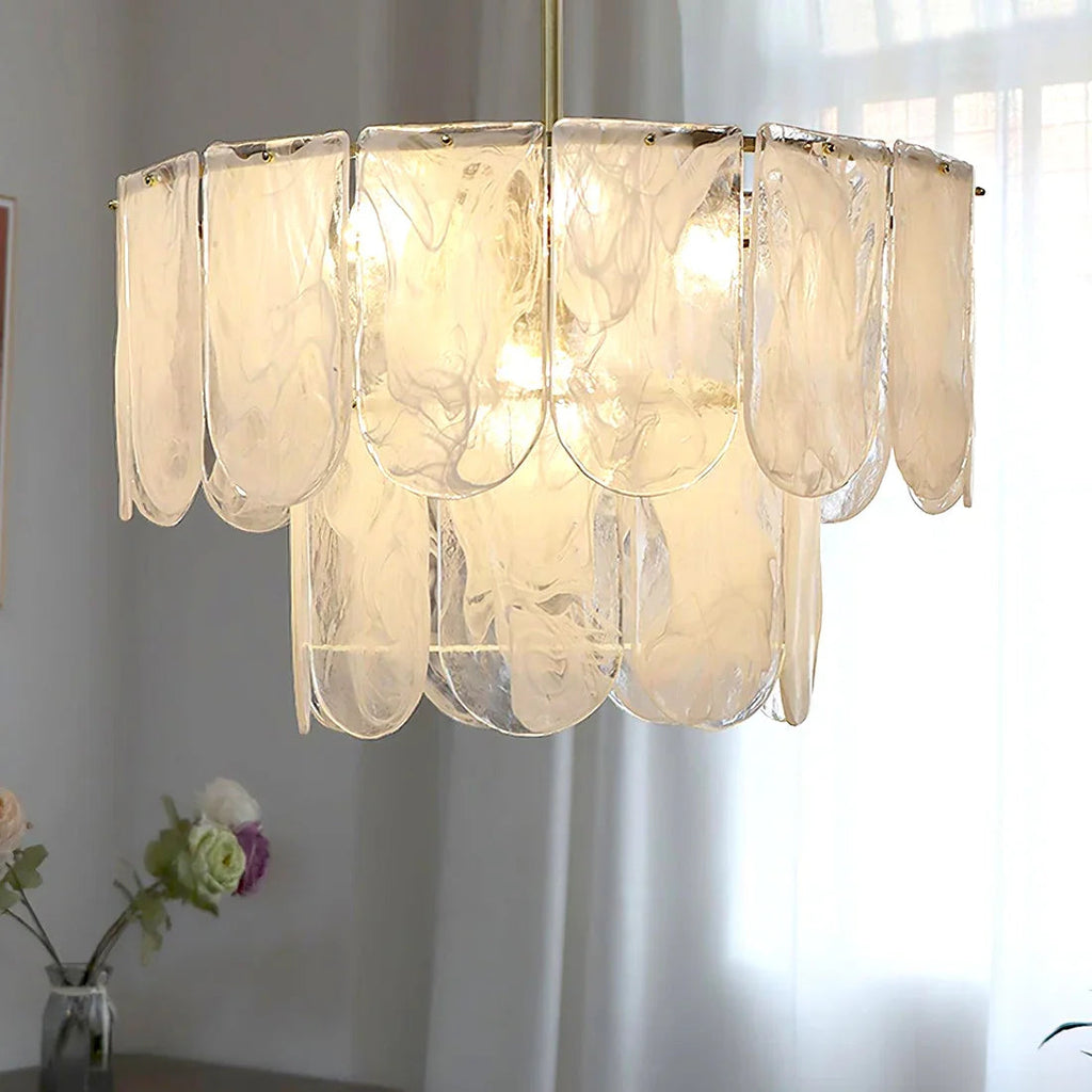 Timeless Metal & Glass Multi-Light Chandelier | wildoxy