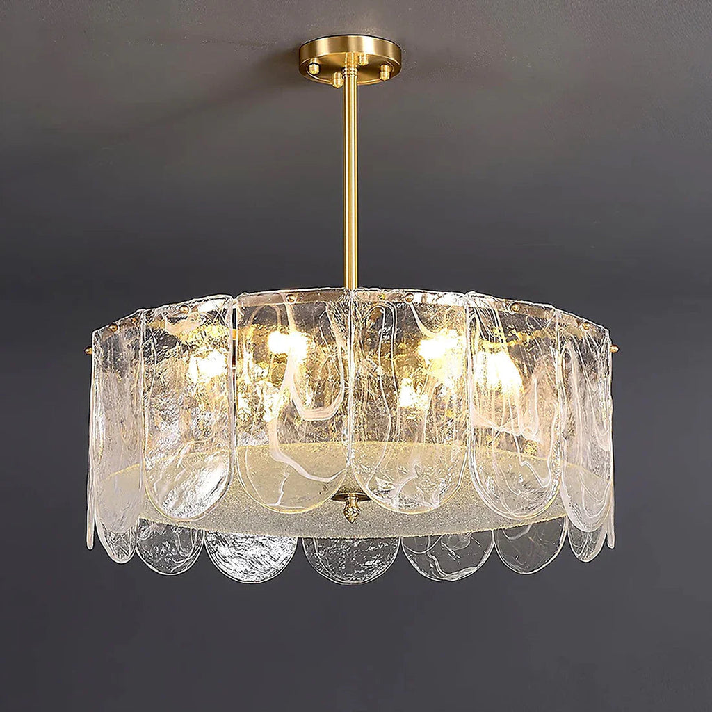 Timeless Metal & Glass Multi-Light Chandelier | wildoxy