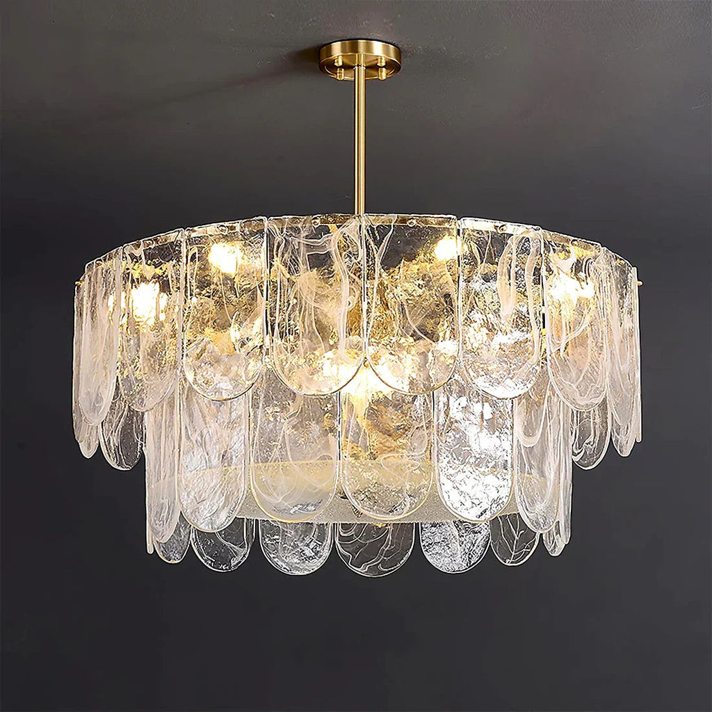 Timeless Metal & Glass Multi-Light Chandelier | wildoxy