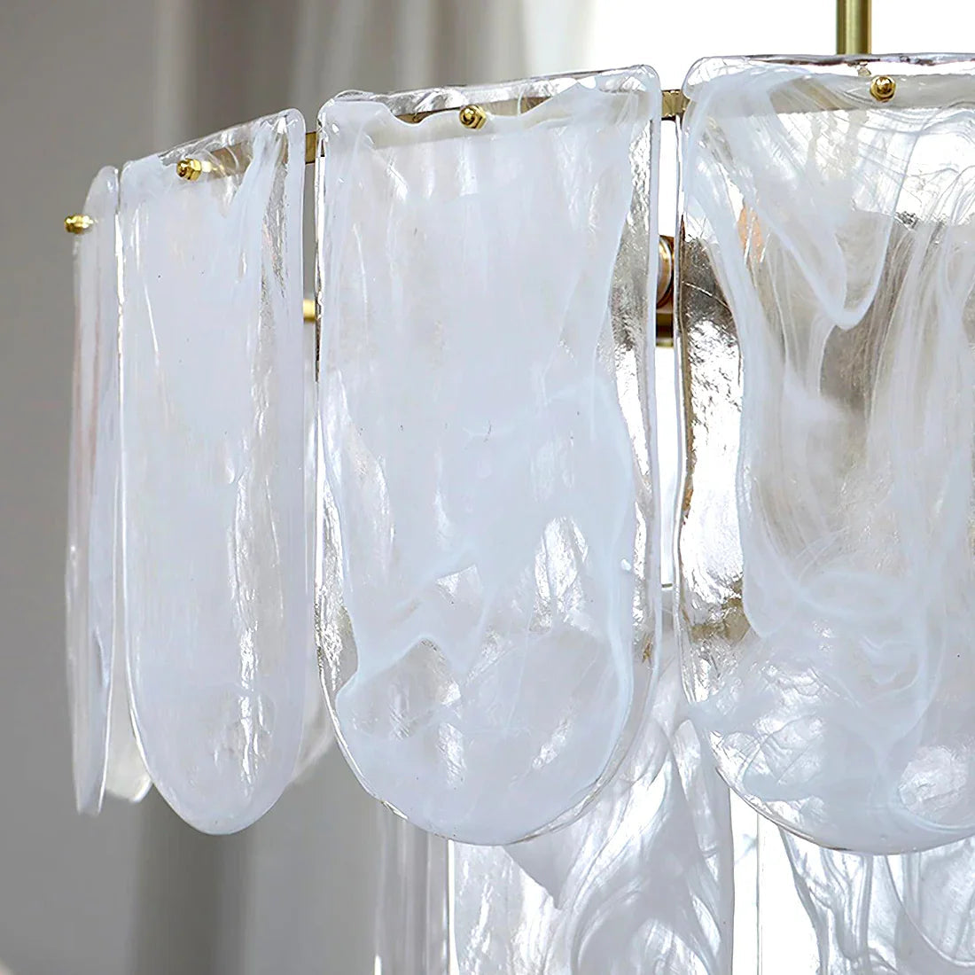 Timeless Metal & Glass Multi-Light Chandelier | wildoxy