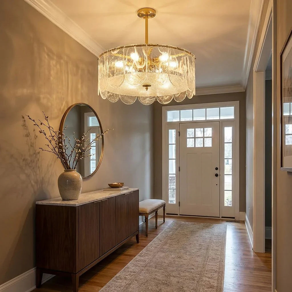 Timeless Metal & Glass Multi-Light Chandelier | wildoxy