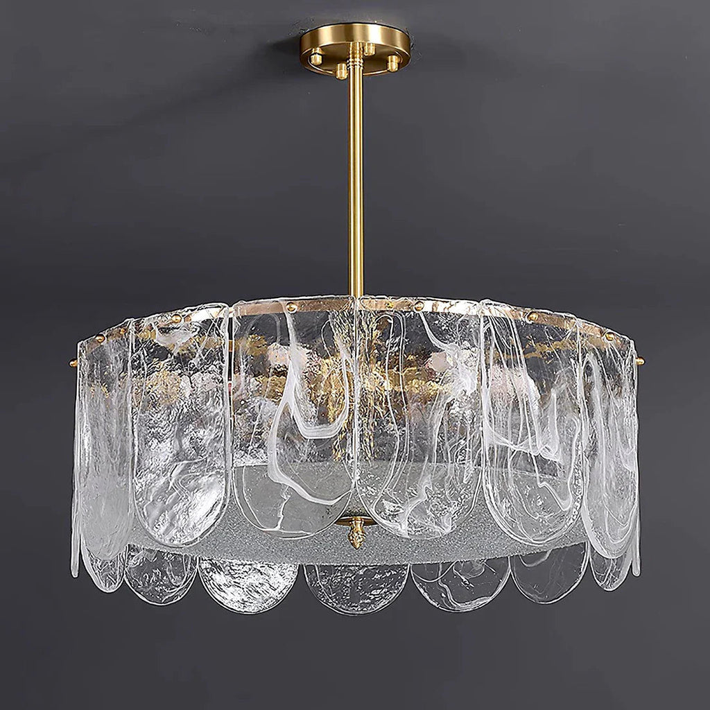 Timeless Metal & Glass Multi-Light Chandelier | wildoxy