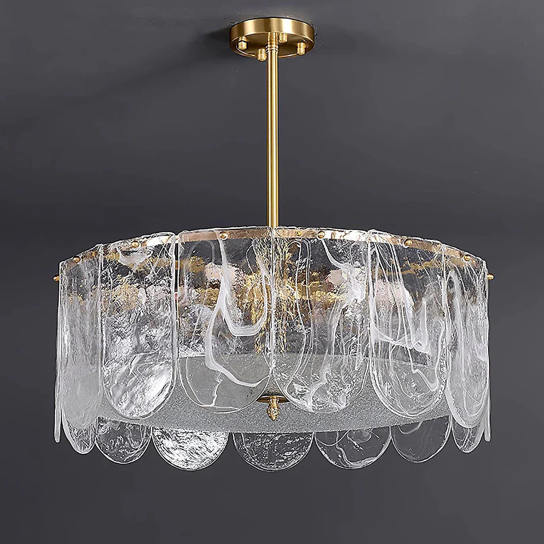 Timeless Metal & Glass Multi-Light Chandelier | wildoxy