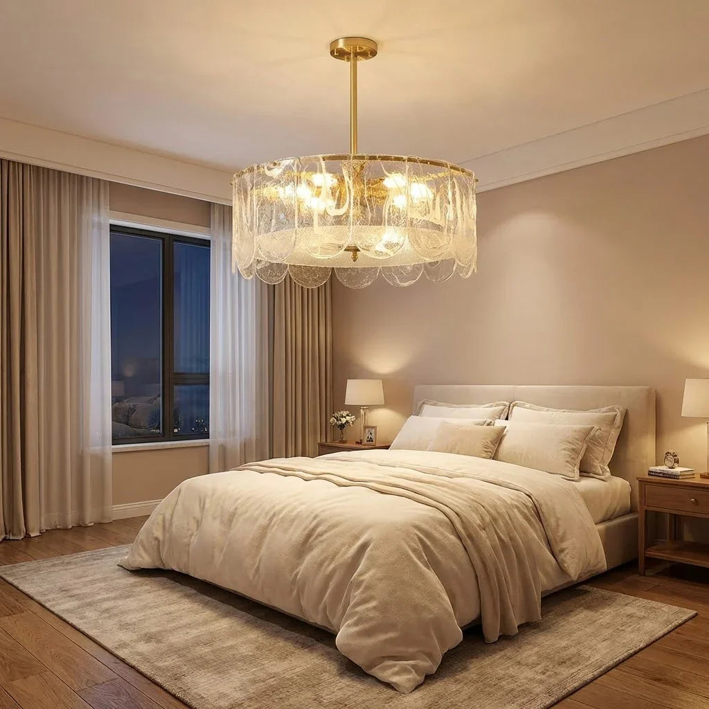 Timeless Metal & Glass Multi-Light Chandelier | wildoxy