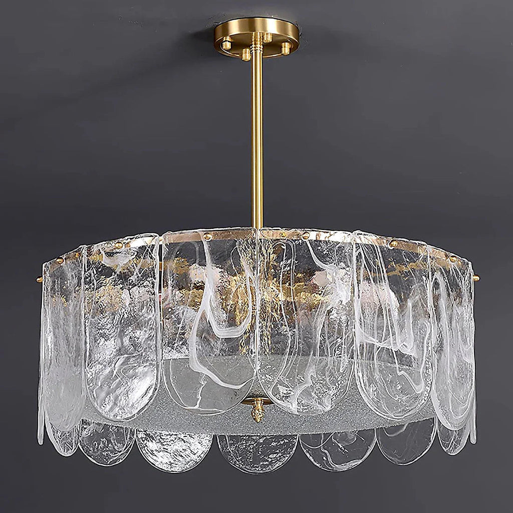 Timeless Metal & Glass Multi-Light Chandelier | wildoxy