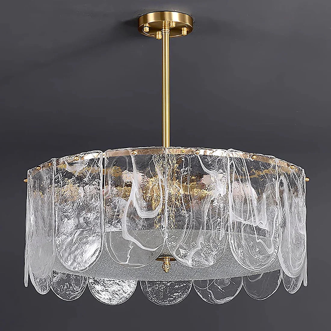 Timeless Metal & Glass Multi-Light Chandelier | wildoxy