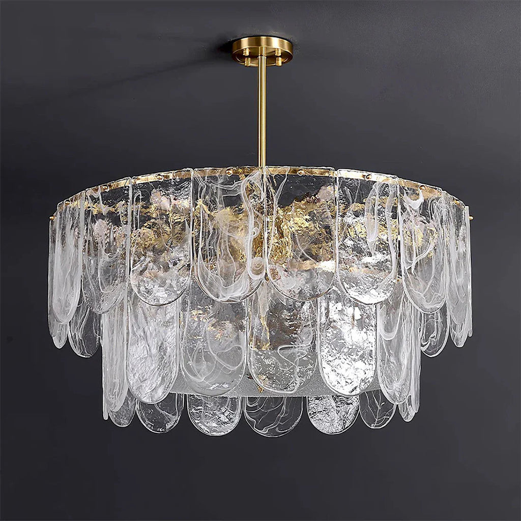 Timeless Metal & Glass Multi-Light Chandelier | wildoxy