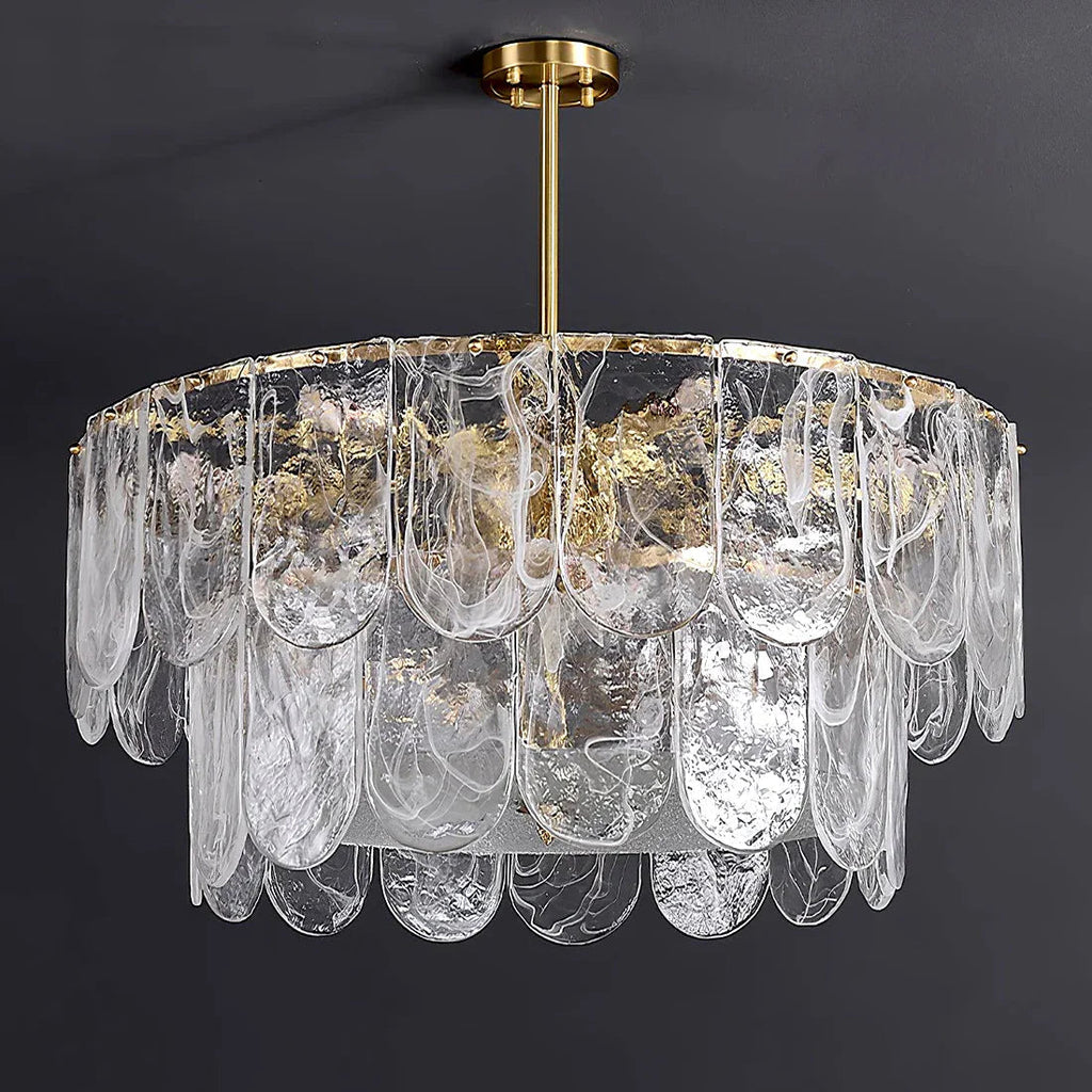 Timeless Metal & Glass Multi-Light Chandelier | wildoxy