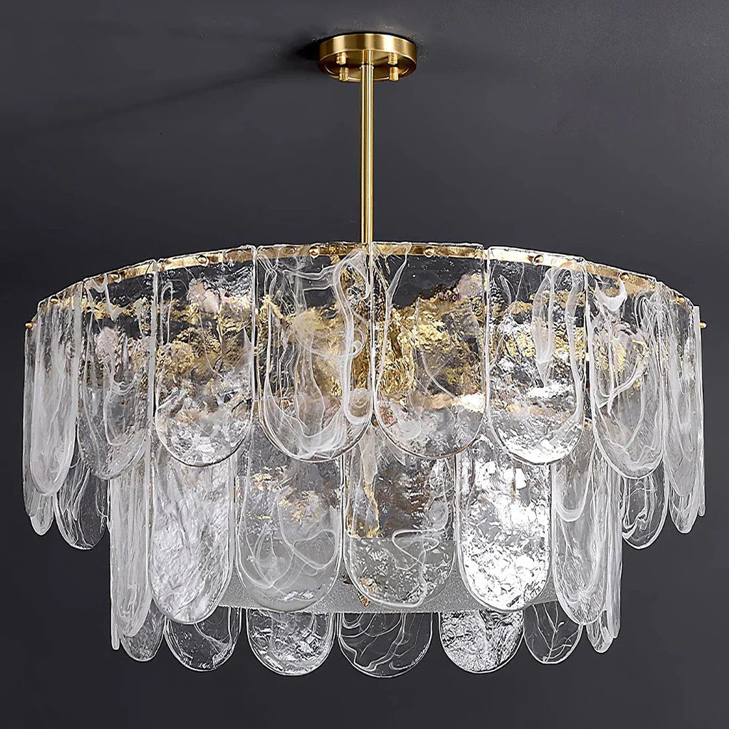 Timeless Metal & Glass Multi-Light Chandelier | wildoxy