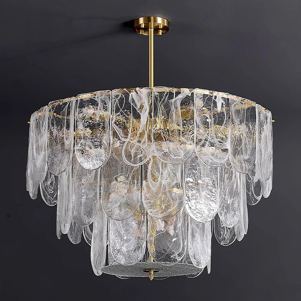 Timeless Metal & Glass Multi-Light Chandelier | wildoxy