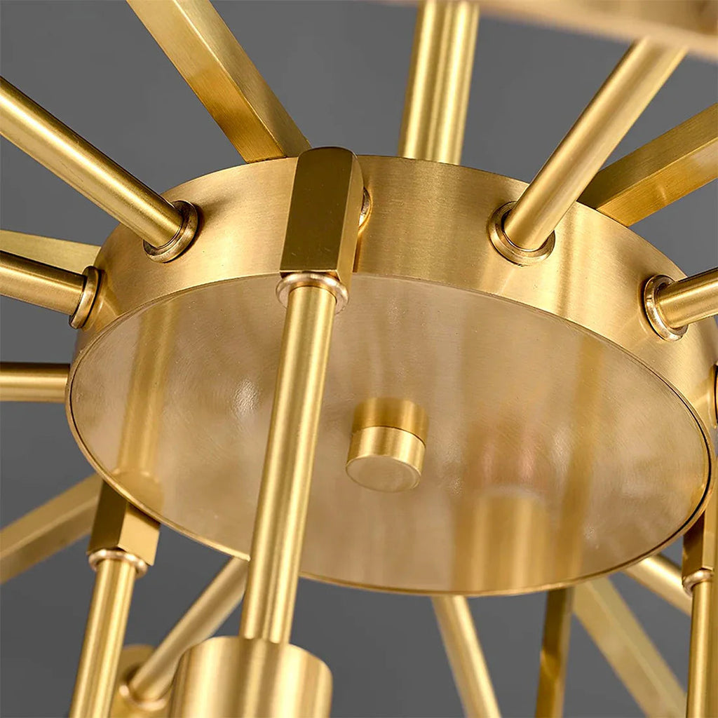 Timeless Metal & Glass Multi-Light Chandelier | wildoxy