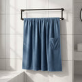 NovaWrap Men's Wrap Towel Skirt — Plus Size, Adjustable Fit, Absorbent