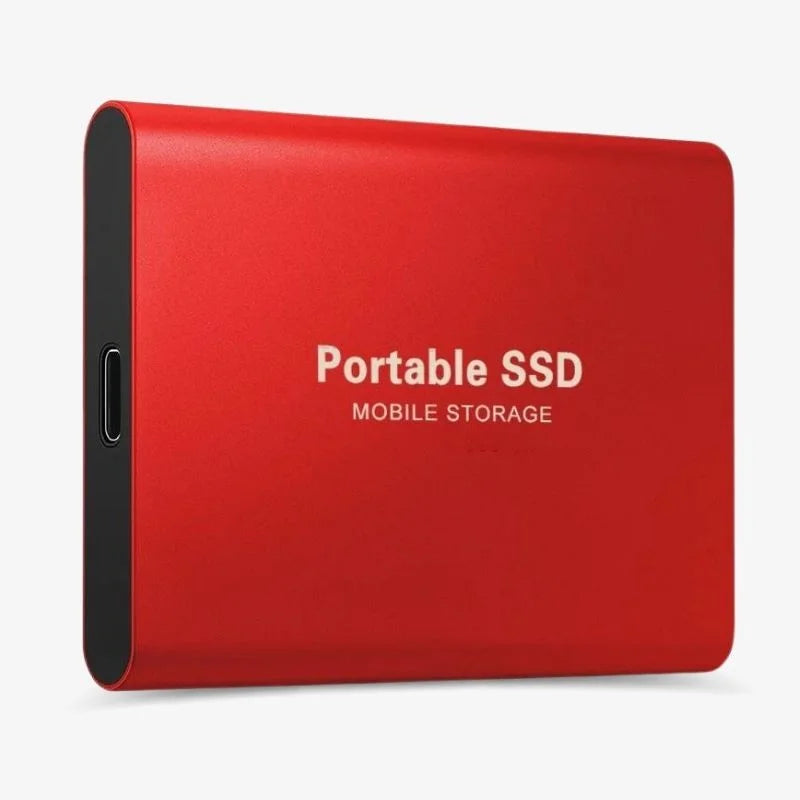 128 GB ekstern SSD — bærbart USB 3.1-drev til data