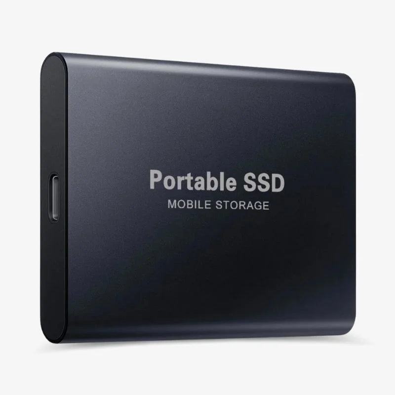 128 GB ekstern SSD — bærbart USB 3.1-drev til data