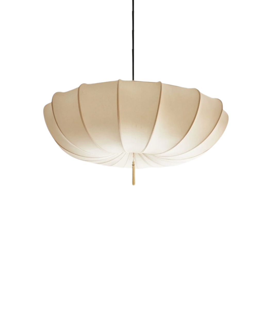 Molnformad taklampa — fransk design, mjukt sken