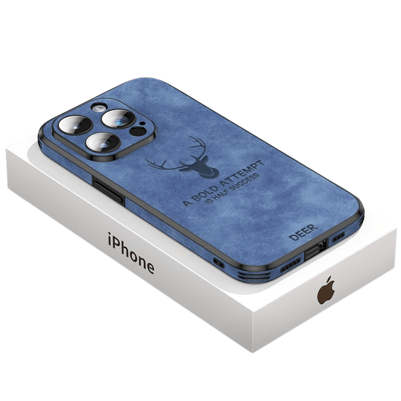 AureateGuard Premium Leather iPhone Case — Shock Resistant, Slim Profile