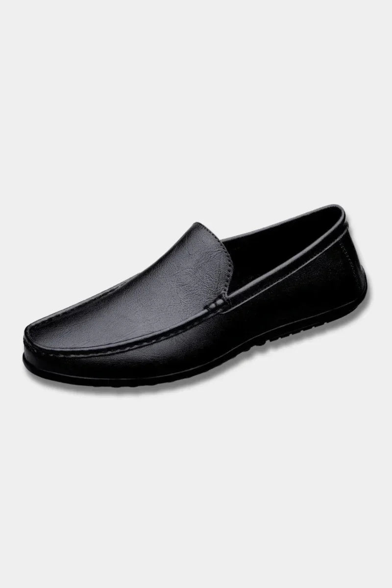 Pánské kožené mokasíny — pohodlné, prodyšné, business casual