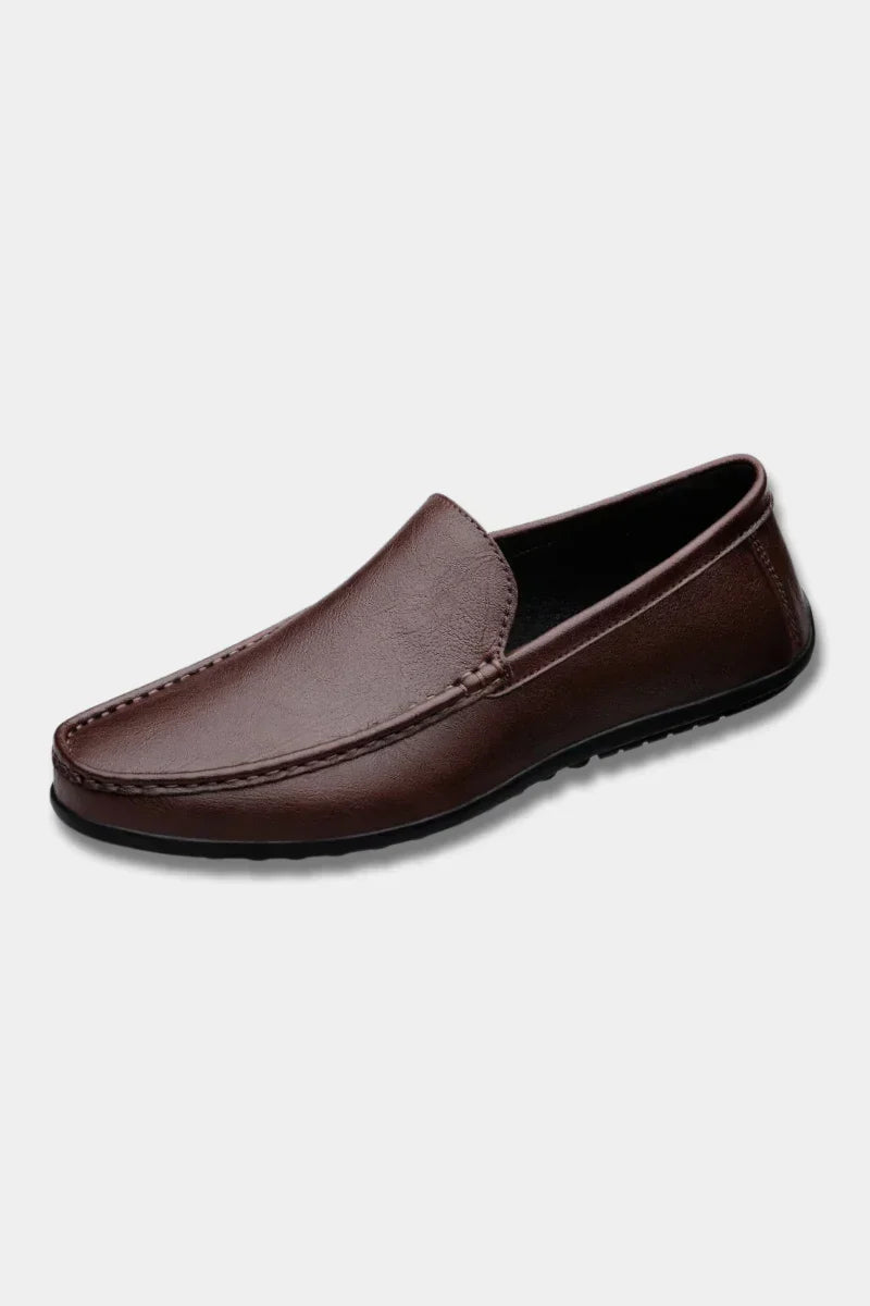 Pánské kožené mokasíny — pohodlné, prodyšné, business casual