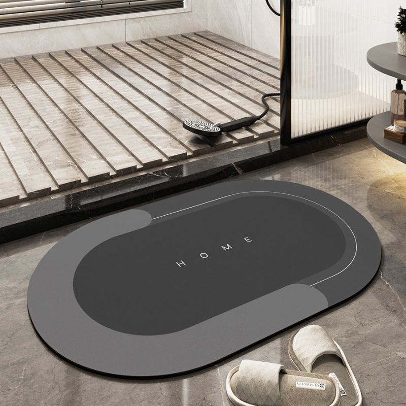 Absorbent Non-Slip Bath Mat & Kitchen Runner