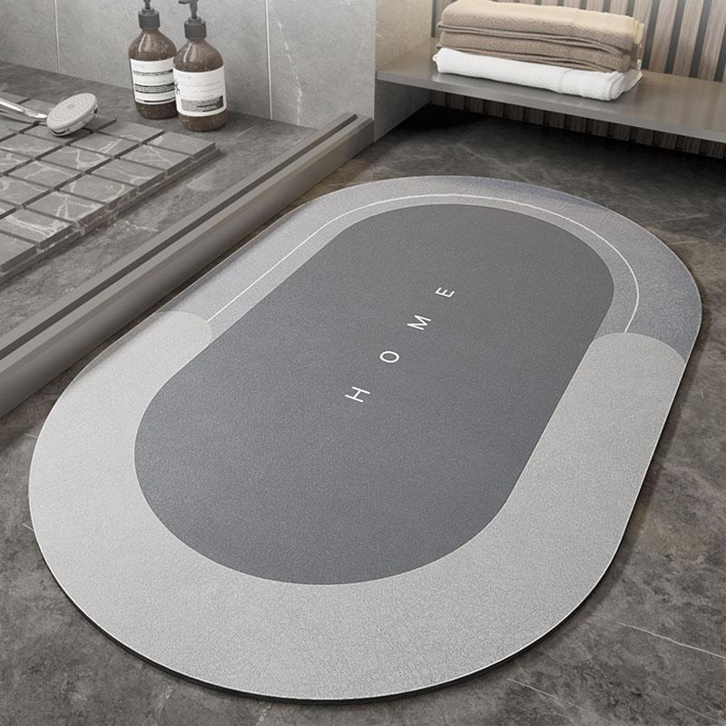 Absorbent Non-Slip Bath Mat & Kitchen Runner