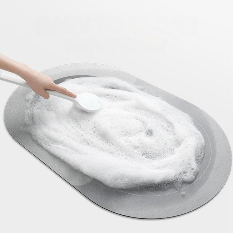 Absorbent Non-Slip Bath Mat & Kitchen Runner